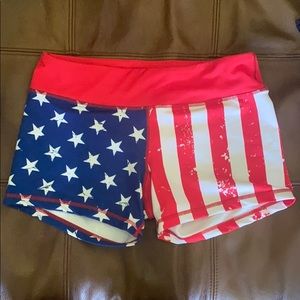 Born primitive athletic shorts (spandex)